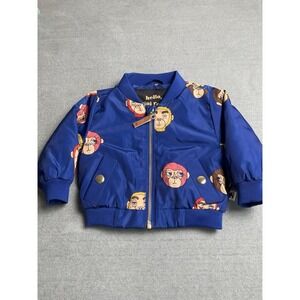 Mini Rodini Baby Monkey bomber jacket - size 56/62 1-4 Months